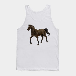 Horse - Thoroughbred - Black Tank Top